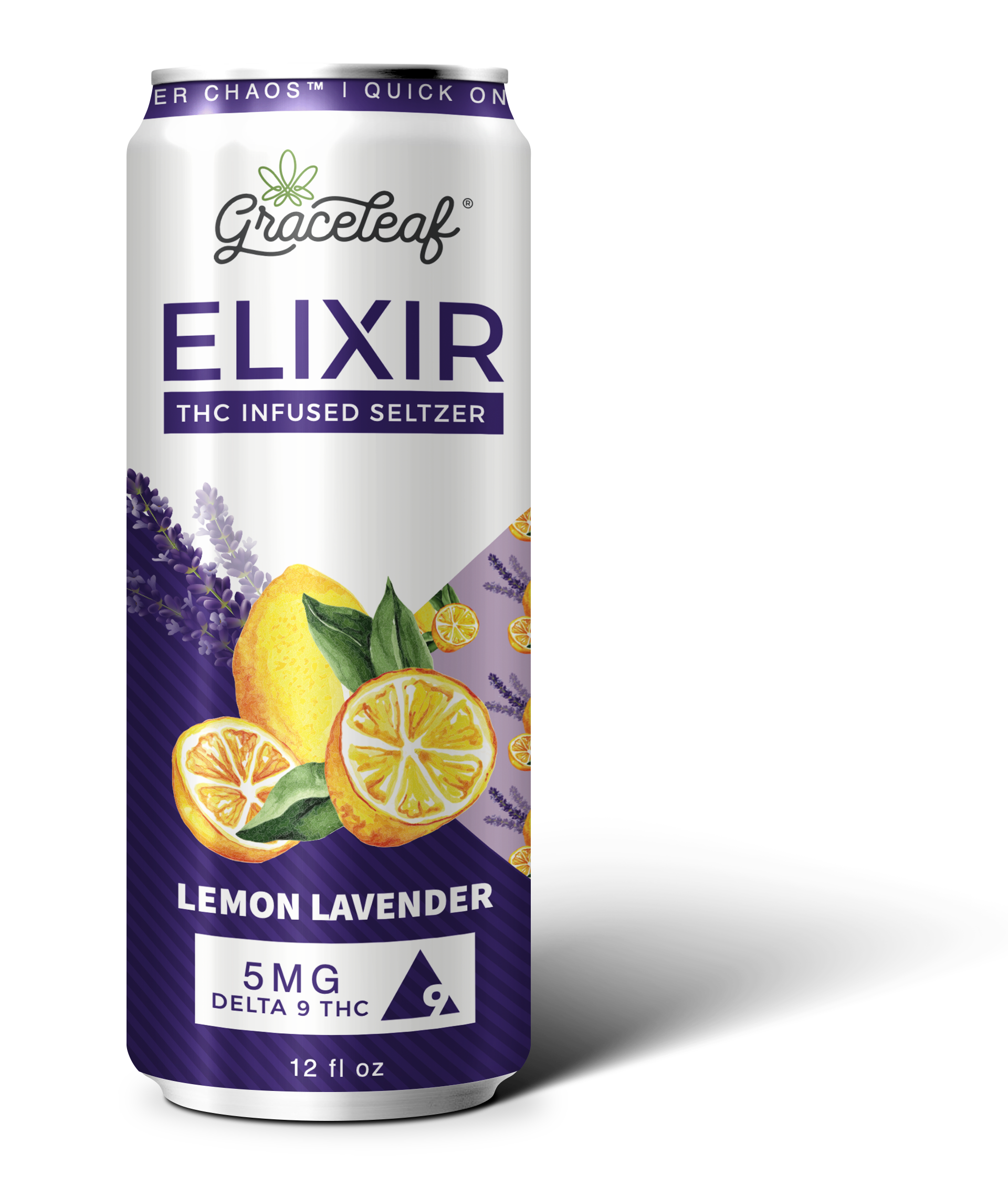 LEMON LAVENDER (5mg) - 12 fl oz can (4 pack)