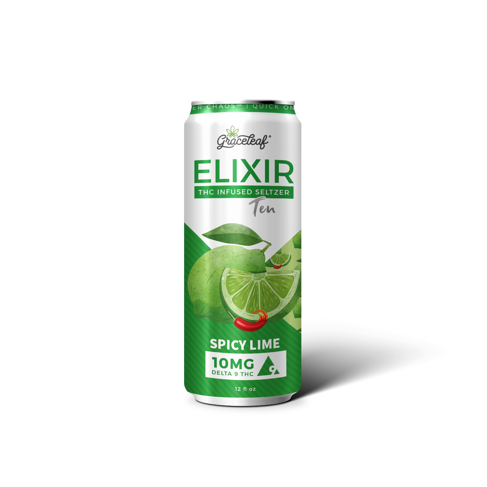 SPICY LIME (10mg) - 12 fl oz can (4 pack)