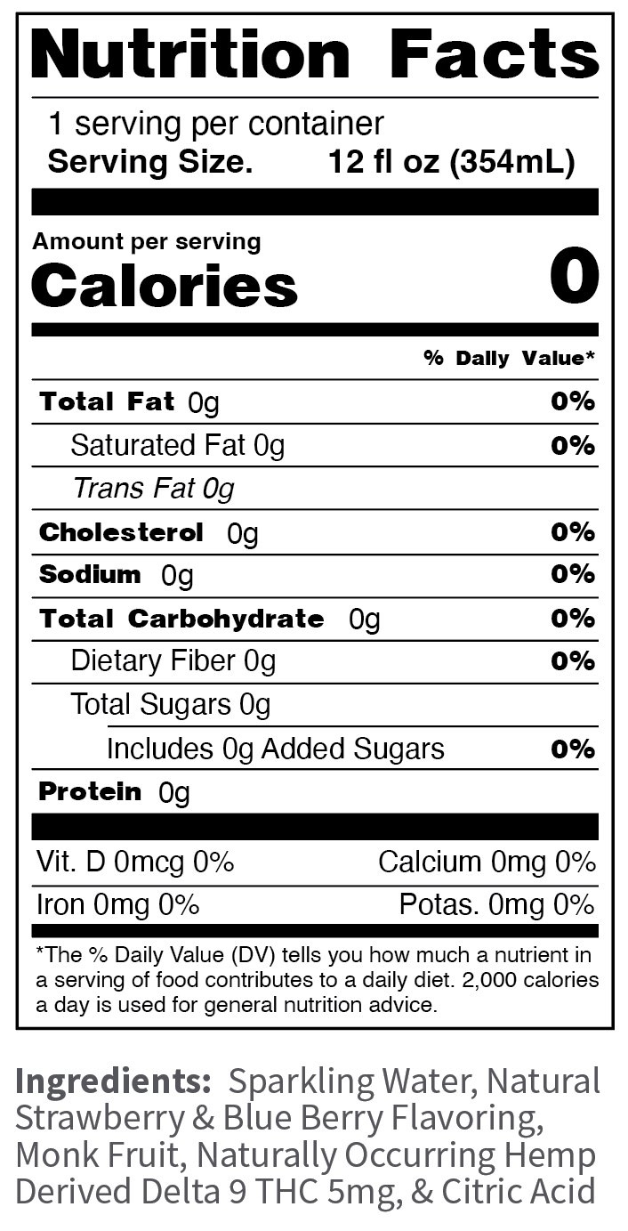 BERRY BLISS (5mg) 12 fl oz can (4 pack)