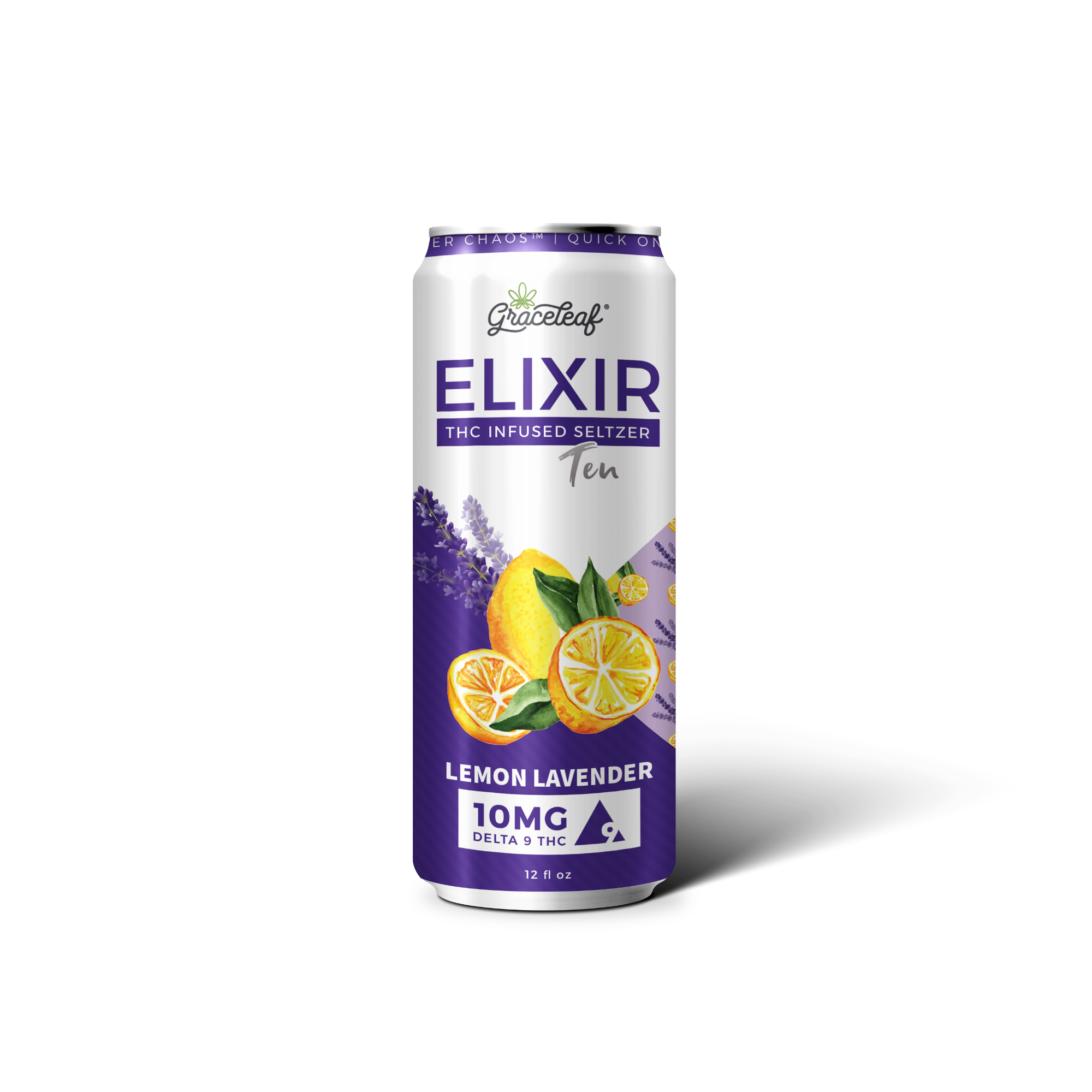 LEMON LAVENDER (10mg) - 12 fl oz can (4 pack)